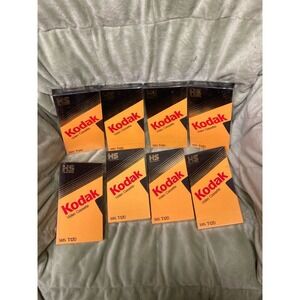 LOT of 8 Kodak T120 HS High Grade Standard Video Cassette VHS Video Tape Sealed
